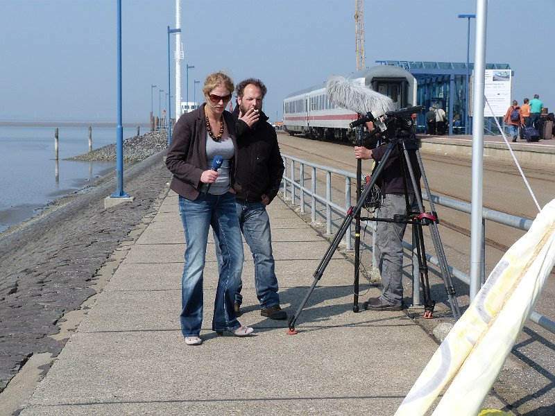 20.April 2011 0066.JPG - Filmaufnahmen des NDR zum Thema CCS Gesetzentwurf - 20. April 2011 Dagebüll